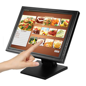 Monitor de pantalla lcd led raspberry pi 19, 17, 15 pulgadas, táctil, para venta al por menor, POS