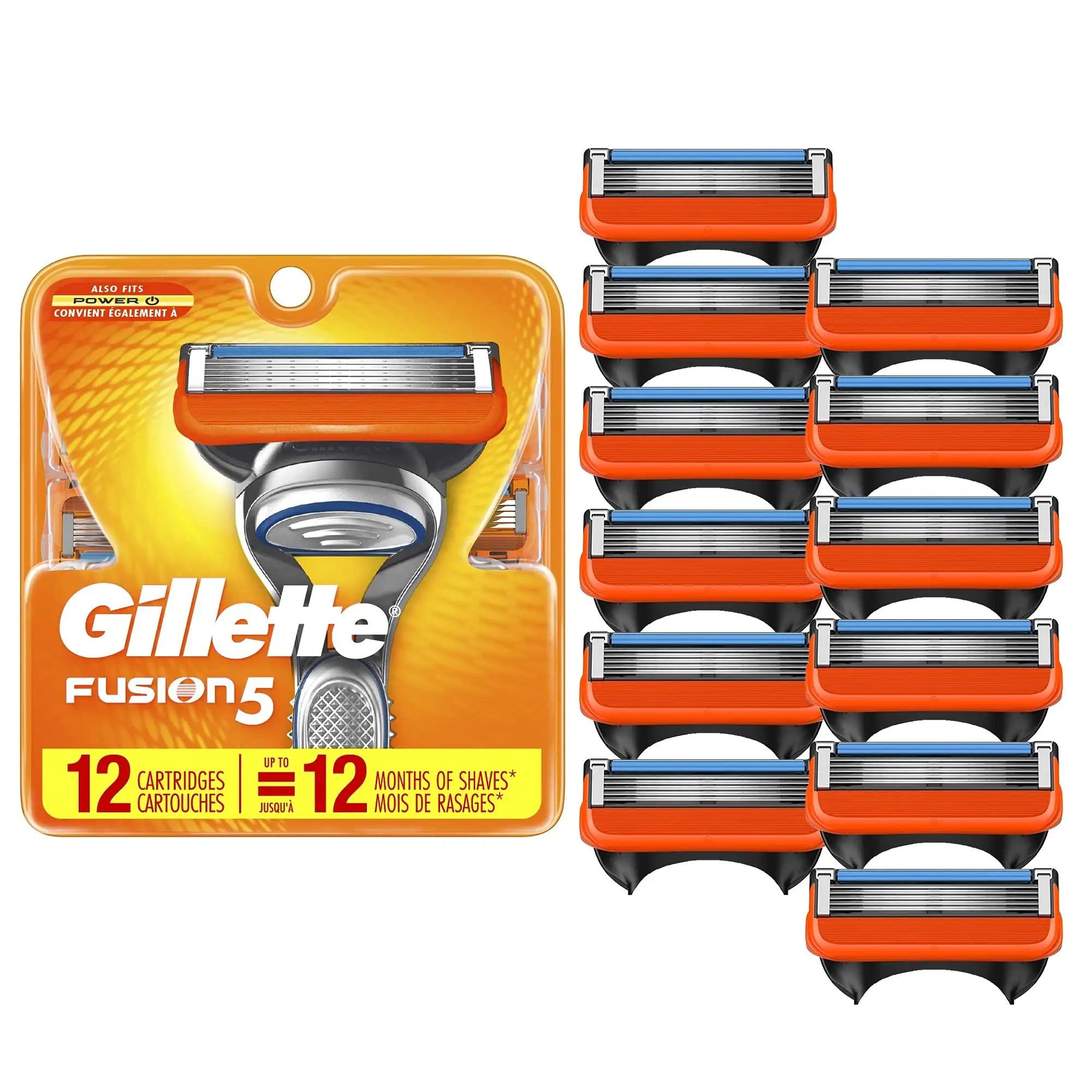 Shaving Razor Blades For Gillette Fusion ProGlide available