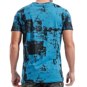 男性用フィットネスTシャツ100% コットンクイックドライ通気性マイクロファイバースリムフィットOネックデジタルロゴデザイン