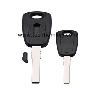 עבור פיאט 500 ducato ריק משדר מפתח מכונית פגז מפתח המכונית דיור כיסוי fob עם sip22 להב שחור להב