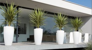 Latest Designs Of 2023 outdoor tall <strong>planters</strong> large flower pots Black Light FRP Tall <strong>Planters</strong> From Indian Exporter At Best Price - Product Image 6
