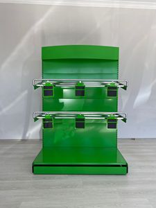 带有现代设计标签的金属蔬菜水果展示架蔬菜超市食品店