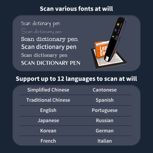 Pluma de traducción inteligente Digital Ai, dispositivo de aprendizaje en varios idiomas, pantalla táctil en línea, función fuera de línea, Bluetooth, Wi-Fi - Product Image 4