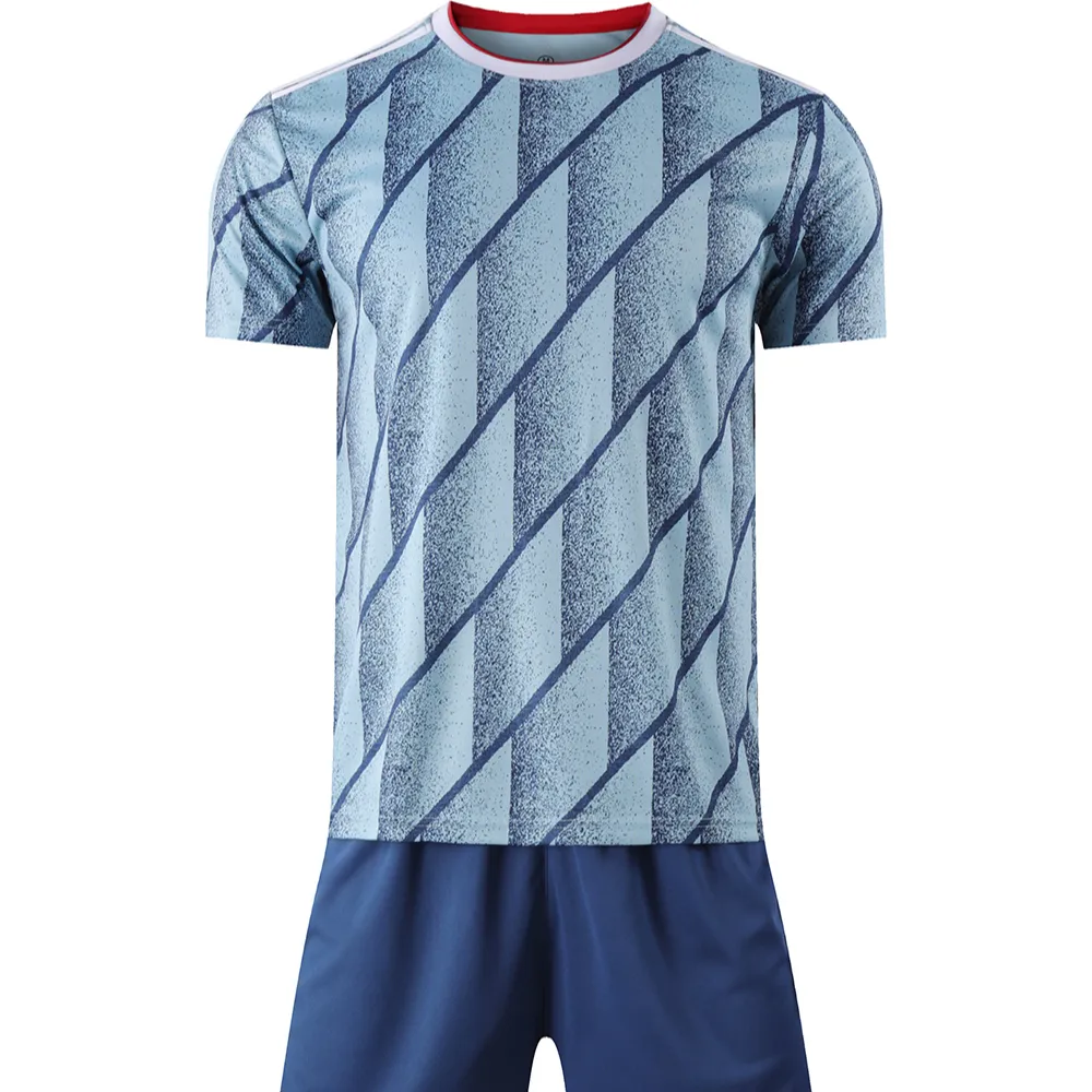 2023 Qatar coppa del mondo 100% poliestere maglie della squadra di calcio uniforme Set personalizzato Club Logo maglia da calcio attrezzatura per l'allenamento di calcio