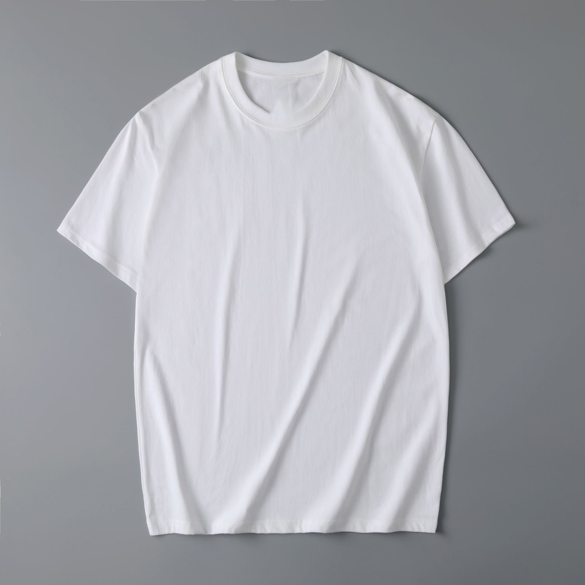 แขนสั้นผ้าฝ้าย-ขาว