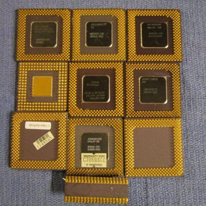 100% Cerámica Pentium Pro CPU Intel Core I7 Procesador Chatarra con recuperación de pines dorados para escritorio Nuevo Reacondicionado y usado para la venta