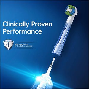 Oral-b hassas temiz diş fırçası başı CleanMaximiser teknolojisi ile yetişkinler için 4 yumuşak kıl 22 g paketi - Product Image 3