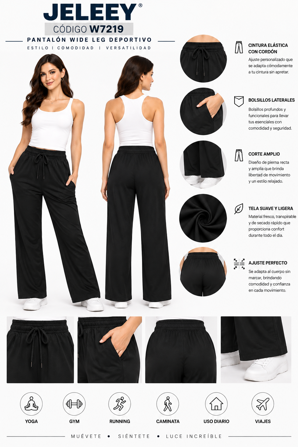 negro, beige, café y azul