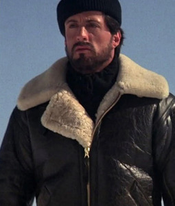 كلاسيكي سيلفستر ستالون روكي بالبوا سترة إسكواش بحروف مشهورة تطريز جلد كاجوال شتوي بسحاب - Product Image 6