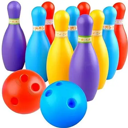 गर्म सस्ते शीर्ष गुणवत्ता एचडीपीई प्लास्टिक अनुकूलित inflatable इनडोर, आउटडोर खेल बच्चों के खेल खिलौने पिन एवं गेंदों मज़ा गेंदबाजी खेल सेट