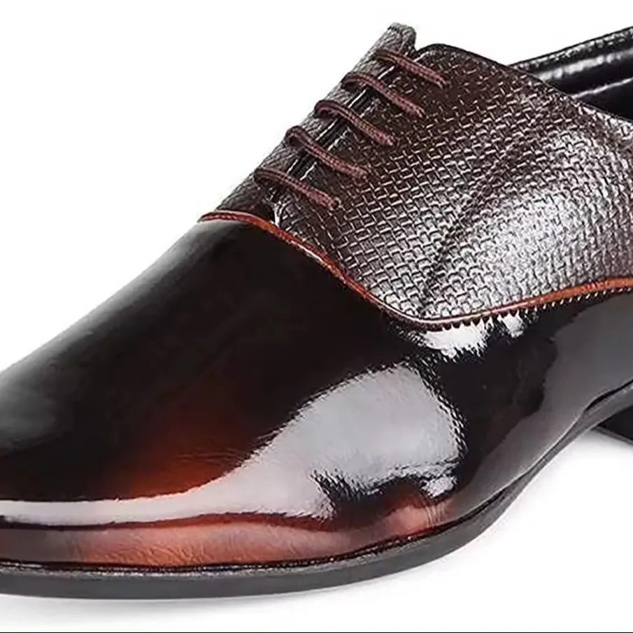 Sepatu Formal kulit asli pria, sepatu Formal kasual kelas atas kustom mode bisnis modis
