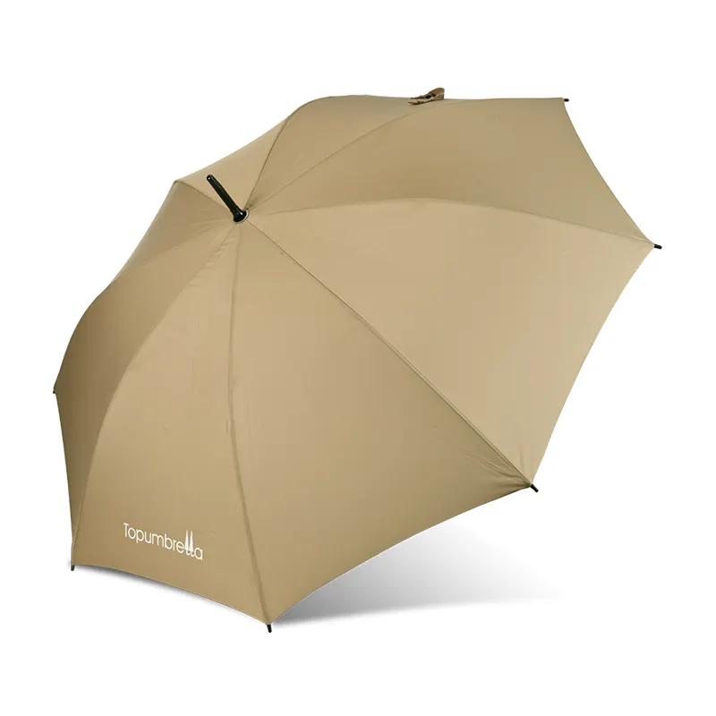 Parapluie de golf coupe-vent de couleur unie à ouverture automatique personnalisé de haute qualité