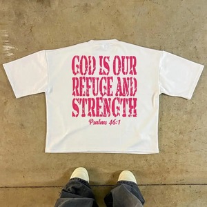 アメリカンクリエイティブアートプリント100% コットンジャージーTシャツ男性用カジュアルルーズフィットノースリーブスポーツストリート服ブランクデザイン