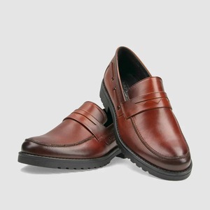 TAPI男士真皮防滑礼服鞋 -- 舒适时尚的正式棕色休闲鞋 - Product Image 2