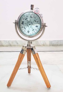 Trang trí hải lý tùy chỉnh kim loại đồng hồ sàn Antique vintage phong cách tự nhiên hoàn thành đồng hồ với đứng - Product Image 2