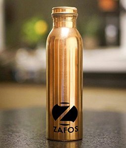 100% 纯 & 烧瓶手工冷热铜水1000毫升套装1铜水瓶2铜玻璃1L防漏瓶 - Product Image 3