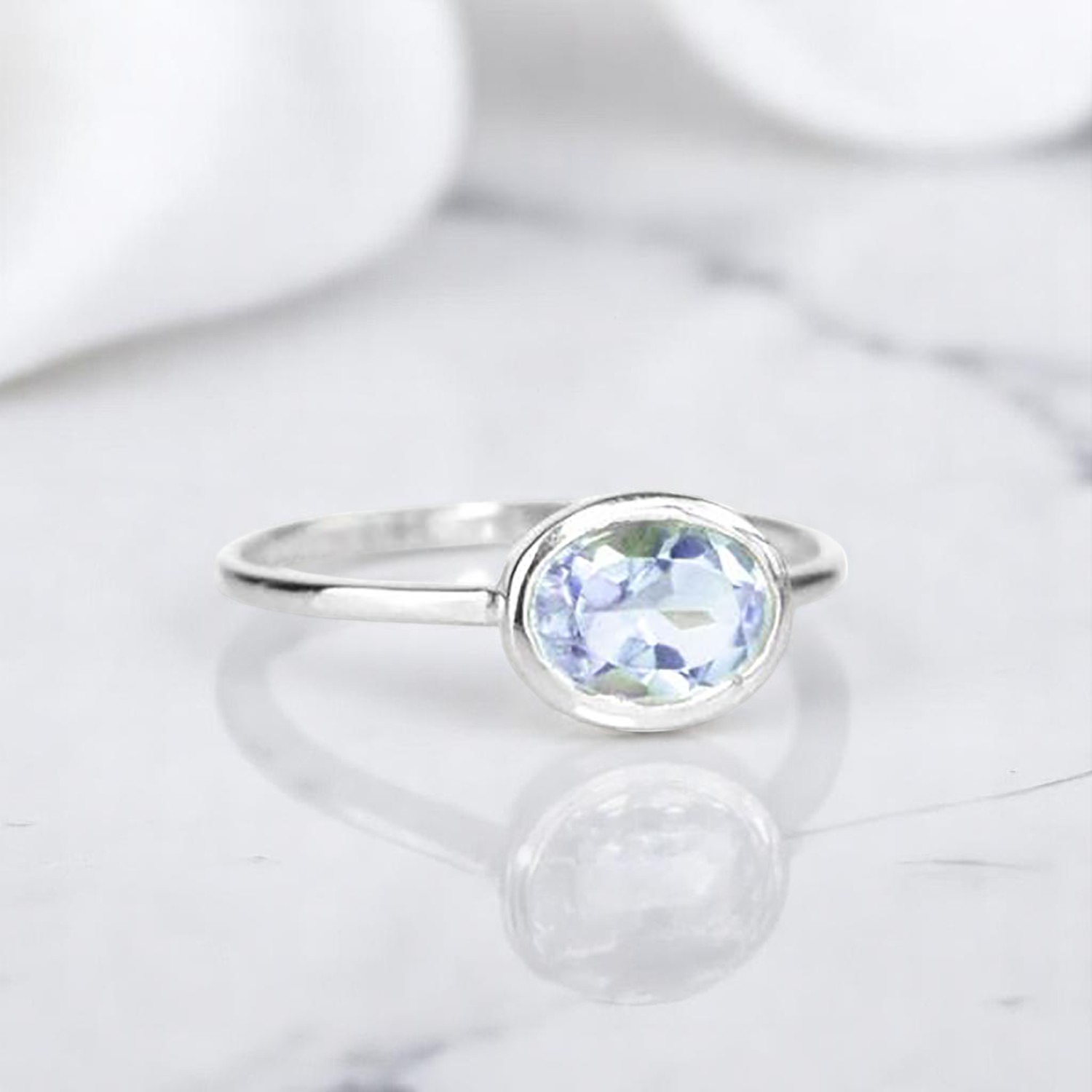 Alexandrite quartz Silver