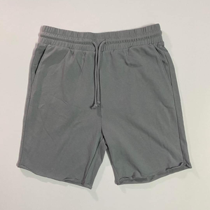 100% cotton của nam giới phòng tập thể dục quần short chất lượng cao thăng hoa in mô hình rắn tùy chỉnh trey bóng rổ bãi biển Quần Short đồng bằng nhuộm - Product Image 3