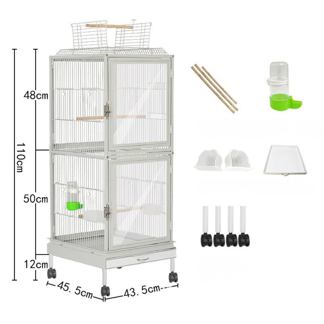 White (Front side transparent) (required assemble)