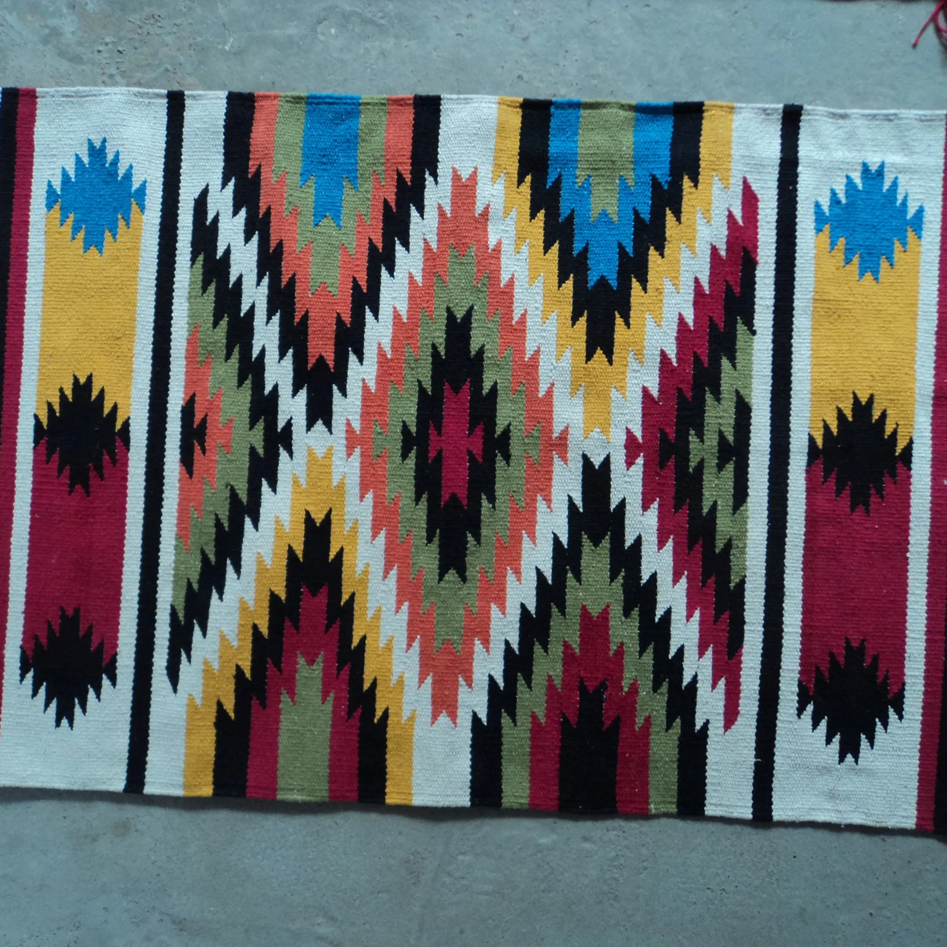 Fornitore della fabbrica di tappeti decorativi per la casa della stuoia del pavimento del durries del cotone del telaio a mano più venduto