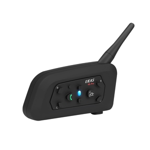 Ejeas V6 Pro 6 jinetes motocicletas sistema de intercomunicación intercomunicador simultáneo y música moto intercomunicador - Product Image 1