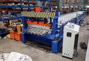 Hot Sale Floor Deck Roll Forming <strong>Machine</strong> Raw Material PPGI Or GI Building Usage Sheet Forming <strong>Machine</strong> - Product Image 4
