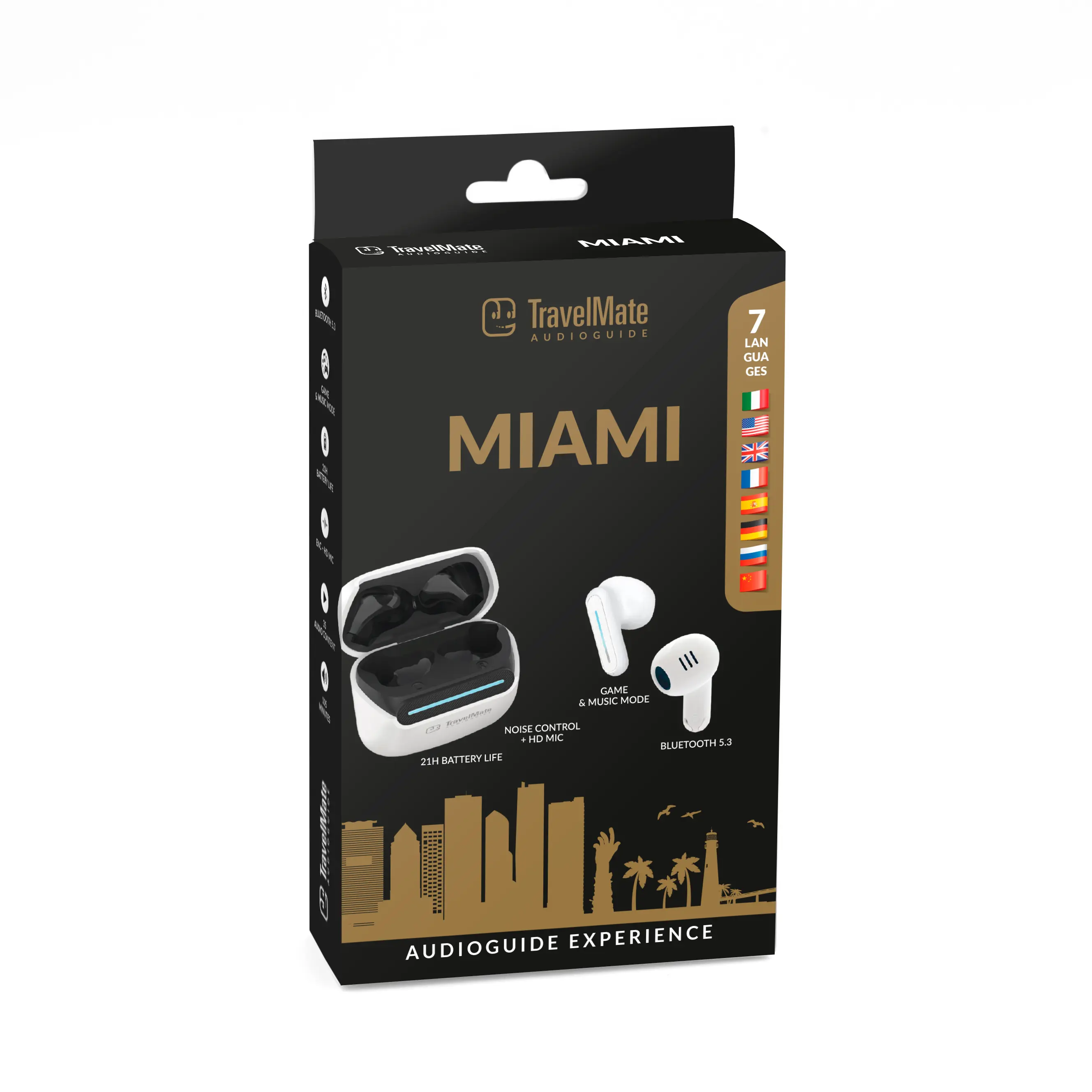 Produit de haute qualité Application Miami Corporate Travel Audio Guides avec 32 contenus audio, y compris un cadeau de guide en Floride pour les employés