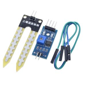 3,3 V - 5 V Bodenfeuchtigkeitsdetektor Sensor Bodenfeuchtigkeitssensor Bodenhygrometer Detektion für automatisches Bewässerungssystem Roboter intelligentes Auto - Product Image 1