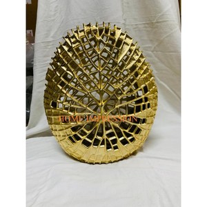 古典的な新着金メッキ金属真鍮花瓶手作りユニークなデザインテーブルトップファンシーフラワーポットと花瓶販売