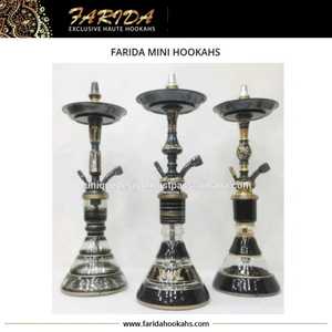 水烟筒水烟筒Farida迷你传统黄铜新设计2025匹配玻璃或黄铜最高吸烟效率埃及