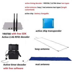 Decoder attivo 2.4GHZ + 125khz RFID Loop Mat sistema di corse per moto MTB Racing lettore di schede di controllo accessi - Product Image 3