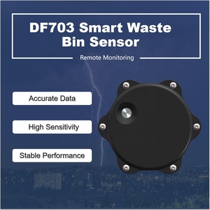 Dingtek DF703 Detector de basura inalámbrico inteligente Sensor de altura con material ABS GSM IP y conectividad TCP Red GPRS - Product Image 3