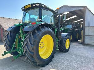 ג 'ון דיר 6155r טרקטור למכירה/155hp מכונות חקלאיות מקוריות במלאי