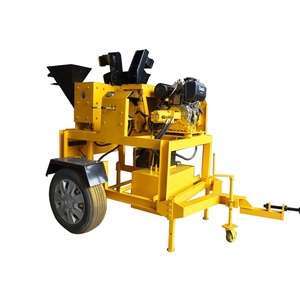 Máquina de entrelazado de bloques de arcilla modelo M7A2 con Logo diésel, máquina para hacer ladrillos, con bomba de arcilla sostenible amarilla, bloque de enclavamiento de suelo, 700 - Product Image 1