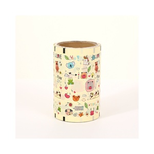 Different <strong>Pattern</strong> Printings Film Roll Custom Designed Tea Food <strong>Cling</strong> Film for Packing Machine - Product Image 1