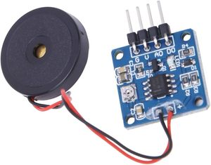 振動スイッチセンサーモジュール圧電振動タッピングセンサーモジュール振動スイッチモジュール5.0V DC AD/DO - Product Image 1