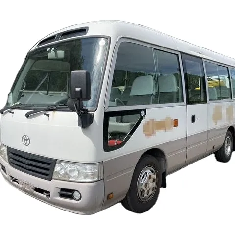 Venta de descuento 2010 RHD Usado Toyota Coaster Bus 30 asiento Motor diésel Manual para autobús escolar/Servicio de Transporte entrega a tiempo