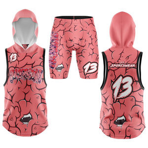 Trending Custom Training Flag 7 on 7 Sublimated Compression Set Jerseys 7v7 Football Uniform SFU-0111 - Product Image 5