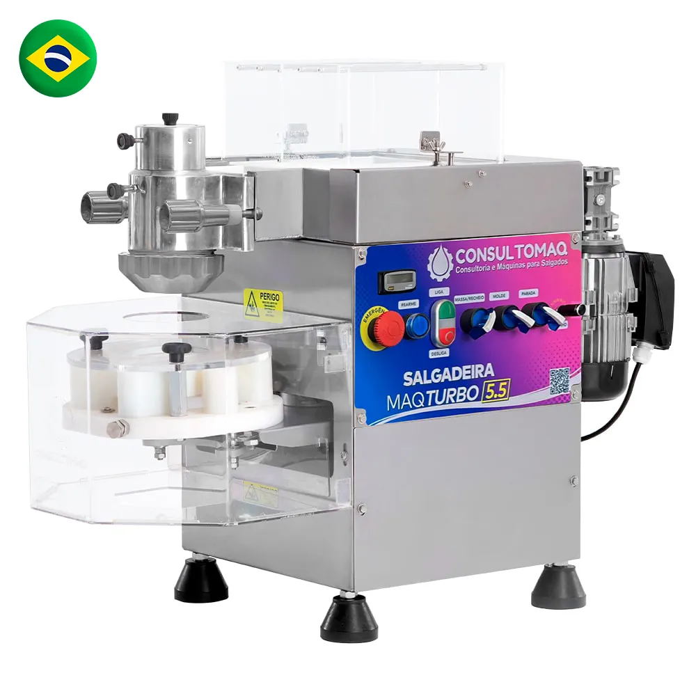 Maqturbo máquina brasileira de salgadinhos, extrusora de alimentos para lanche 5.5
