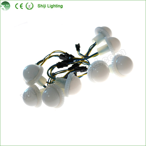 SHIJI 24V SMD5050 <span class=keywords><strong>RGB</strong></span> Programmier bares Vollfarb-Lichterkette licht 35mm Permanent <span class=keywords><strong>pixel</strong></span> Ws2811/<span class=keywords><strong>Dmx</strong></span>/1903 <span class=keywords><strong>LED</strong></span>-Modul IP67 für Landschaft
