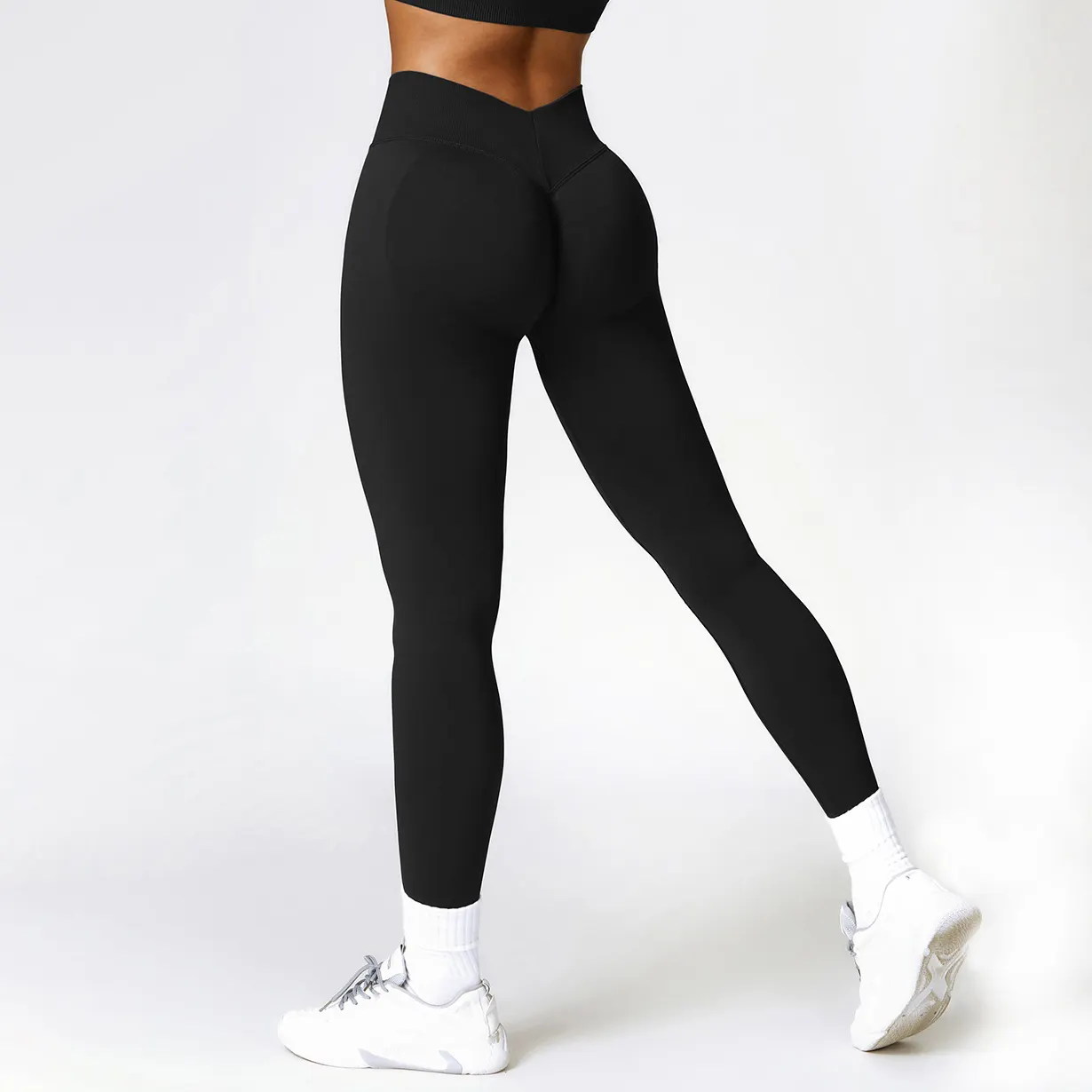 महिलाओं के लिए उच्च गुणवत्ता वाले सीमलेस नितंब योग पैंट व्यायाम रनिंग फिटनेस लेगिंग्स उच्च कमर नग्न सेंस योग पैंट
