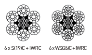 High Carbon Steel 6X19(S)<strong>IWRC</strong> &amp; 6X26(WS)<strong>IWRC</strong> Compacted Galvanized Rope for Cold Heading En Standard Cut to Size - Product Image 3