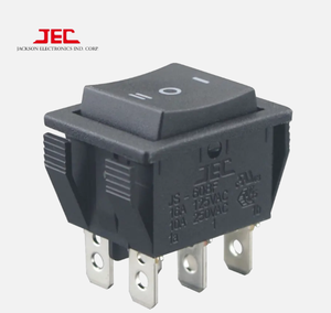 Yüksek kaliteli JEC 608 çift kutuplu basma düğmesi açma kapama Rocker anahtarı 10A 250VAC Max. 16A akım IP65 seviyesi elektrik - Product Image 3