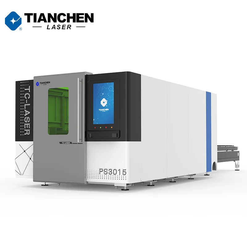 Tianchen PS série 6020 6000w CNC Machine de découpe laser Machine de découpe laser à fibre Découpe en acier inoxydable