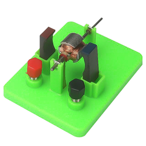 Kit fisico elettrico fisico per la scuola media modelli di fisica Kit di esperimenti per circuiti modello motore aperto modello di motore piccolo DC