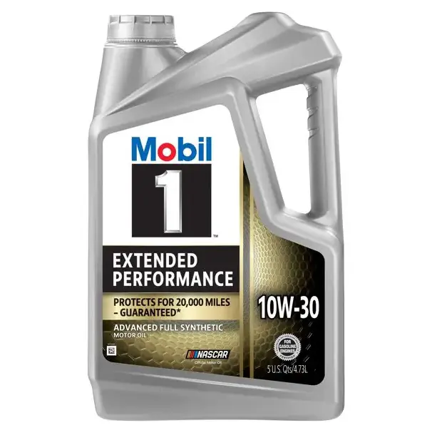 Mobil 1 EP Extended Performance 1 10W-30 10W30 Aceite de motor sintético completo, 5 cuartos de galón (4,73 litros)