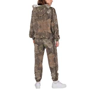 Real Tree Jungle Print Camo Hunting Wear Women's Tracksuits Two-Piece Set <strong>Ensembles</strong> Pour Femmes Full Length Sets For Women - Product Image 3