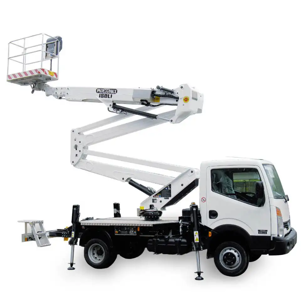 Caminhão reboque/levantador de elevação, caminhão/caminhão montado articulado telescópico móvel hidráulico reboque