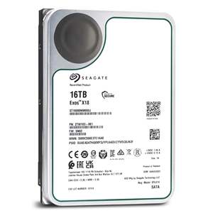 希捷Exos X18 ST16000NM000J企业服务器重新认证硬盘16tb 7.2K RPM SATA 6Gb/s 3.5英寸硬盘 - Product Image 1