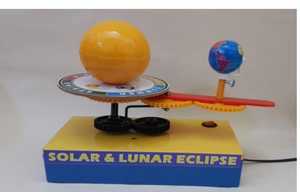SOLAR SYSTEM MODEL with Nine Planets Electric Operated Fitted on Wooden Base with Name of the Planet Average Distance From Sun - Product Image 3
